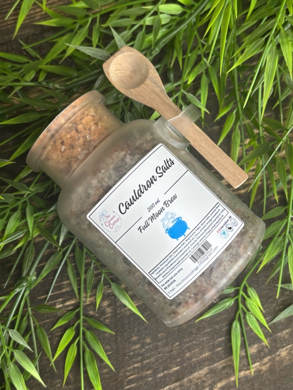 Cauldron Salts With Scooper - Full Moon Brew